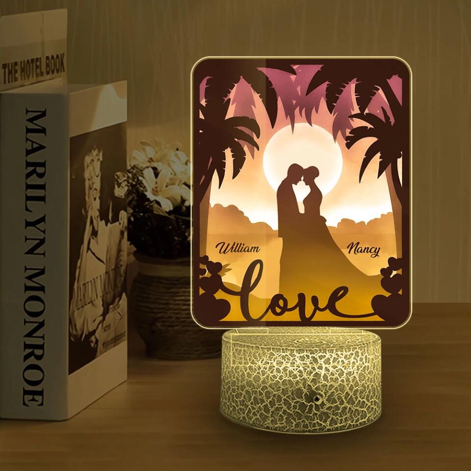 Love Has No Gender - Personalized Printed Night Light - Best Gift For LGBT Couples For Lesbian Gay - Anniversary Gift Love Pride - 303IHPLNLL405
