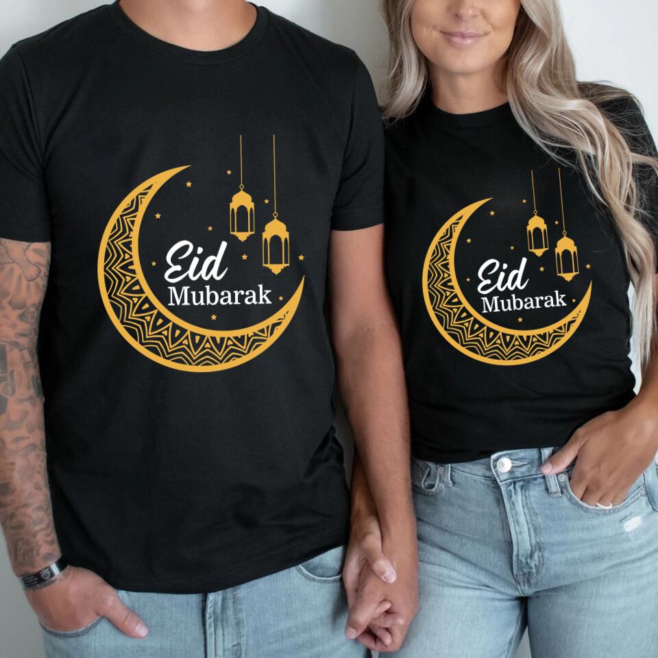 EID Mubarak Ramadan Kareem Moon Mosque T-Shirt Muslim Festival
