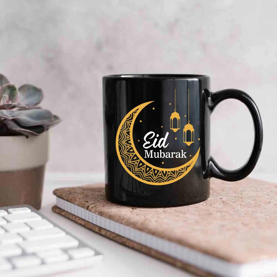 EID Mubarak Ramadan Kareem Moon Mosque T-Shirt Muslim Festival