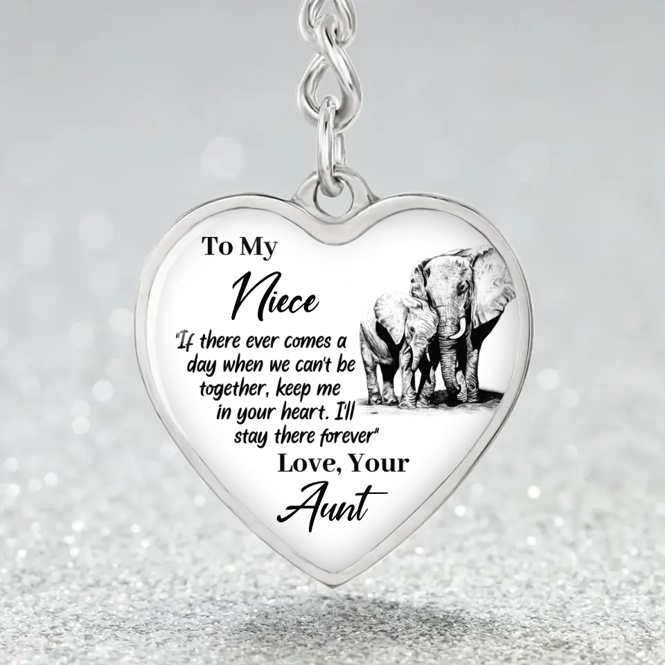 To My Niece If There Ever Comes A Day When We Can't Be Together - Personalized Necklace - Gift For Niece