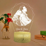 Custom Photo Background Removal - 3D Led Light - Best Gift for Couple Him Her On Anniversaries Birthdays - 301IHPLNLL026