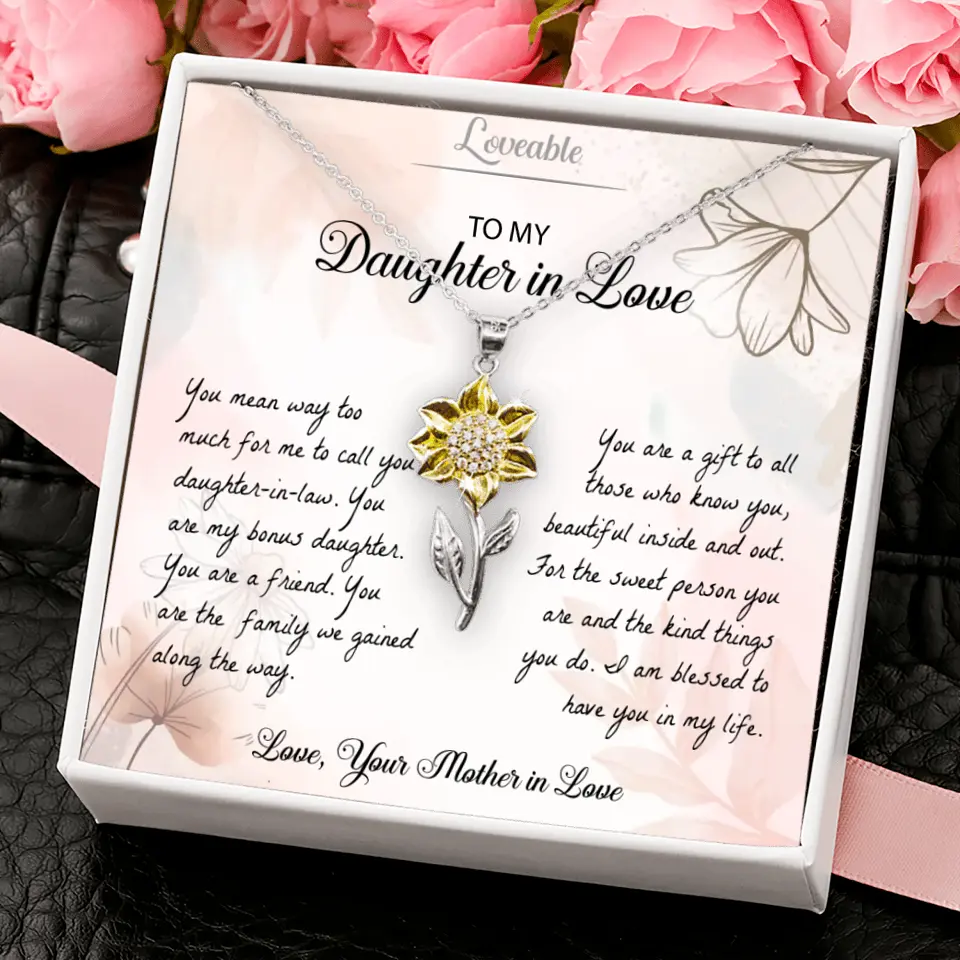 You Mean Way Too Much For Me To Call Daughter-In-Law Personalized Necklace