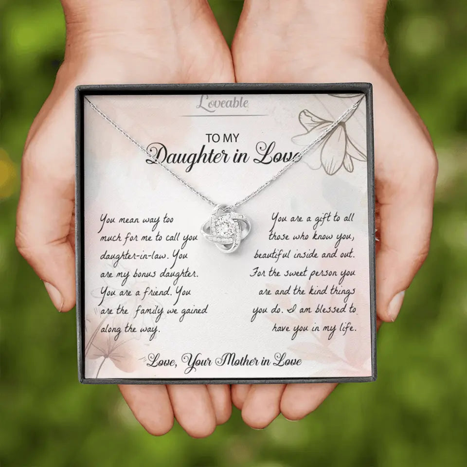 You Mean Way Too Much For Me To Call Daughter-In-Law Personalized Necklace