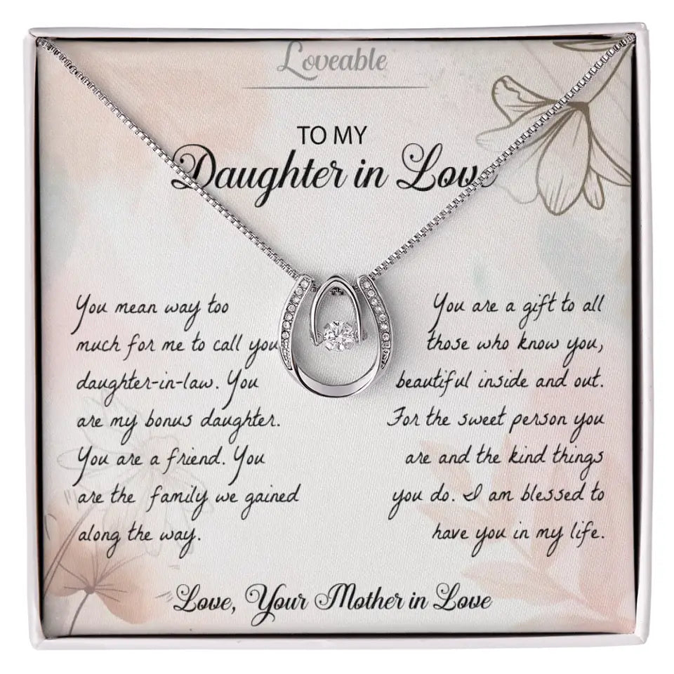 You Mean Way Too Much For Me To Call Daughter-In-Law Personalized Necklace