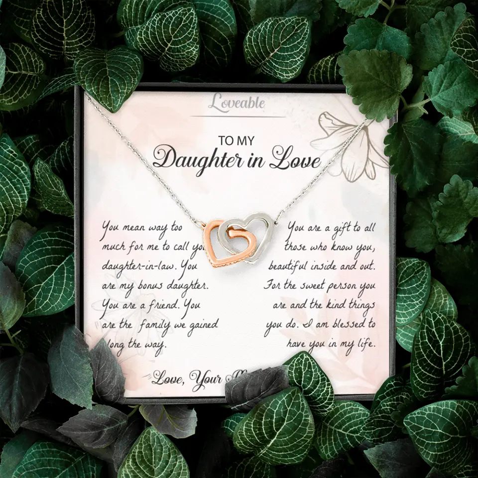 You Mean Way Too Much For Me To Call Daughter-In-Law Personalized Necklace