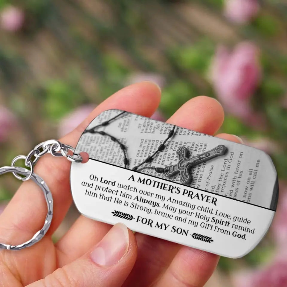 Lord Watch Over My Amazing Child - Personalized Keychain