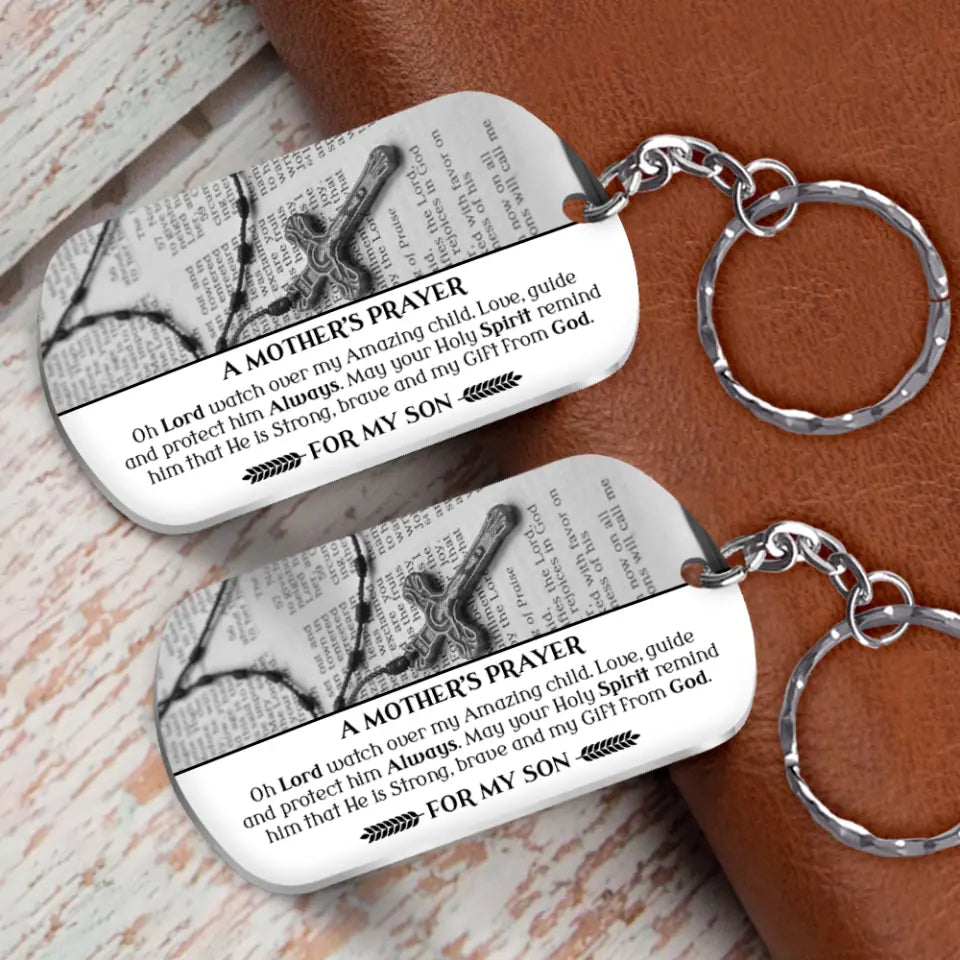 Lord Watch Over My Amazing Child - Personalized Keychain