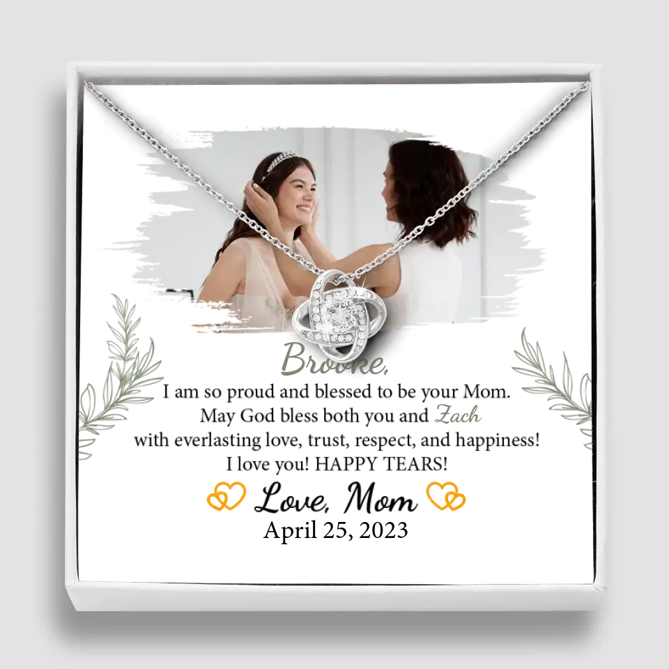 I'm so Proud and Blessed to be Your Mom - Necklace