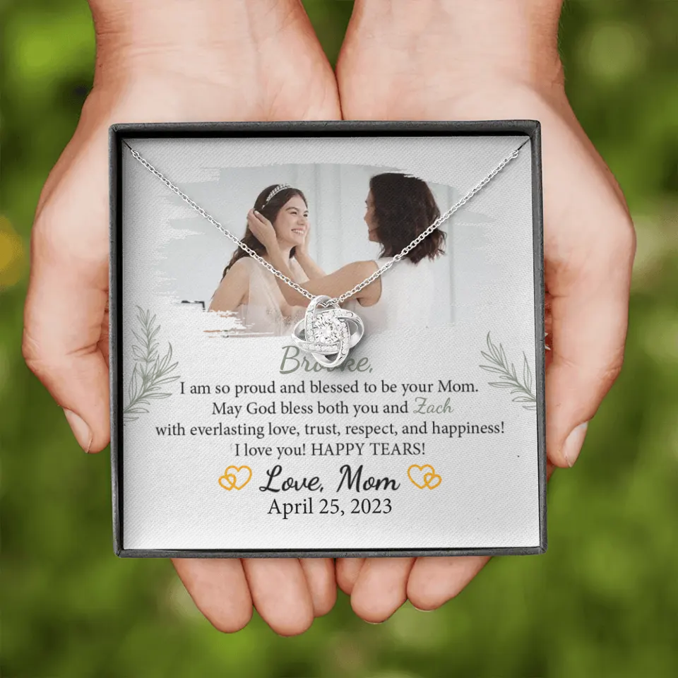 I'm so Proud and Blessed to be Your Mom - Necklace