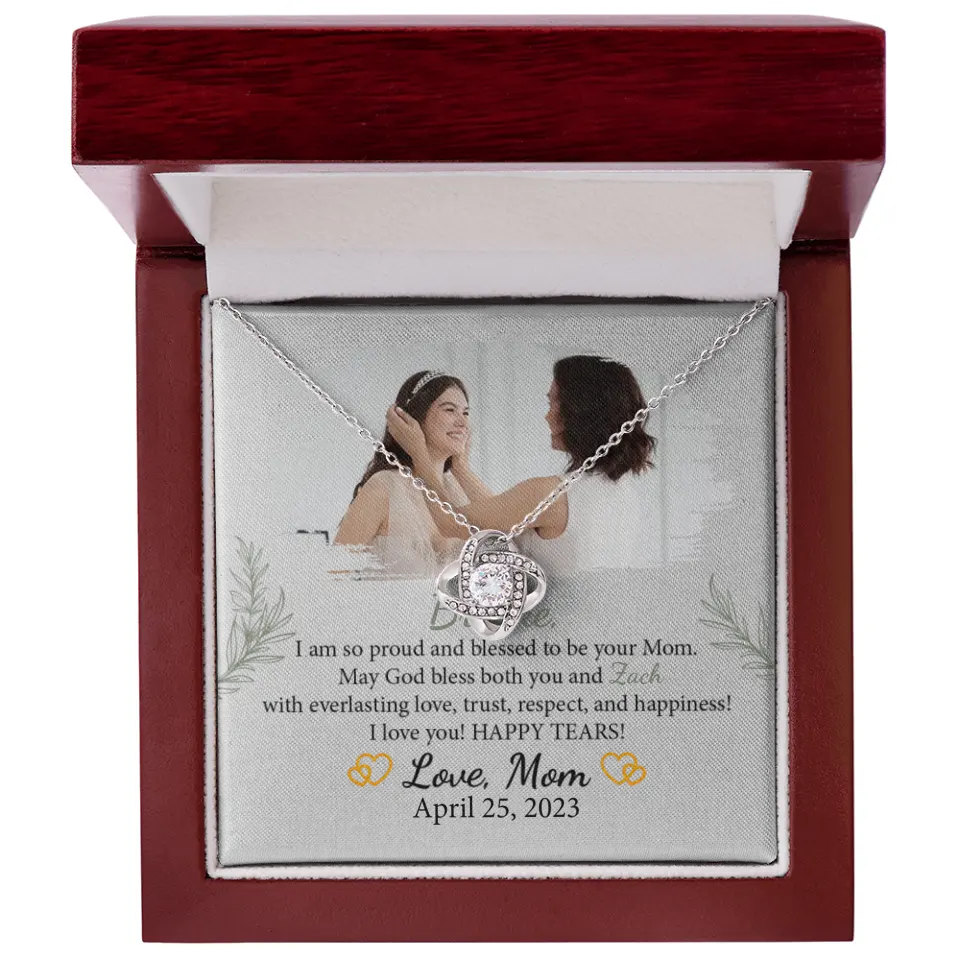 I'm so Proud and Blessed to be Your Mom - Necklace