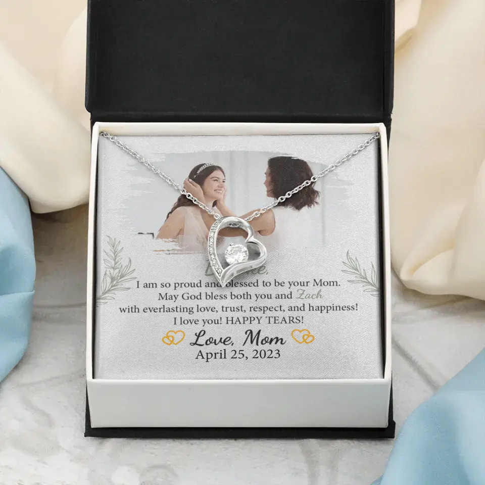 I'm so Proud and Blessed to be Your Mom - Necklace