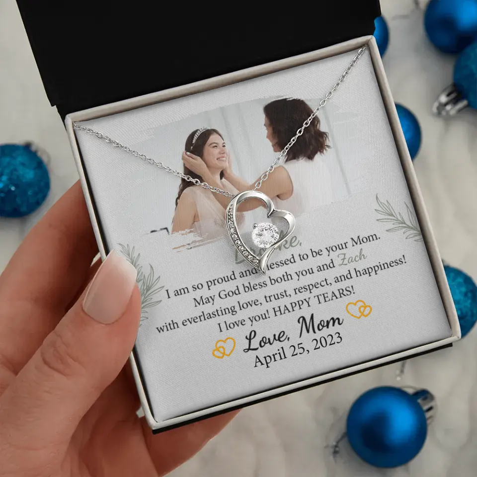 I'm so Proud and Blessed to be Your Mom - Necklace