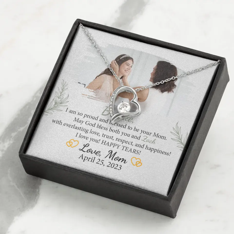 I'm so Proud and Blessed to be Your Mom - Necklace