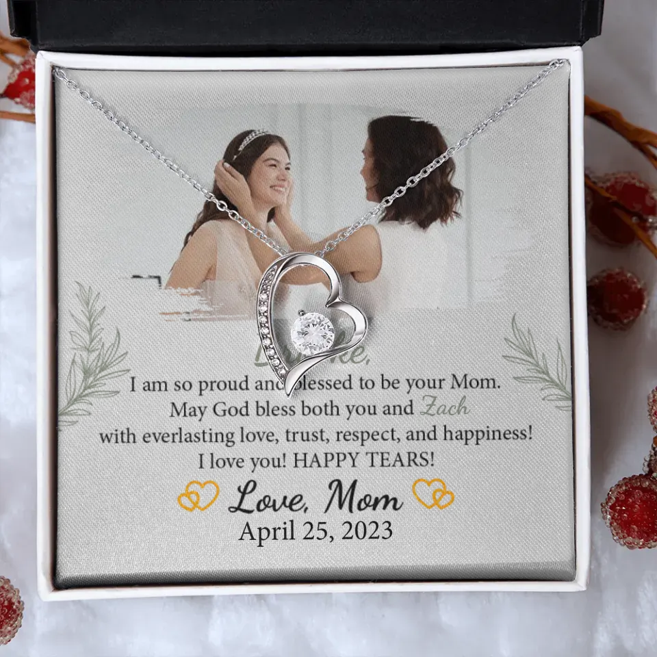 I'm so Proud and Blessed to be Your Mom - Necklace