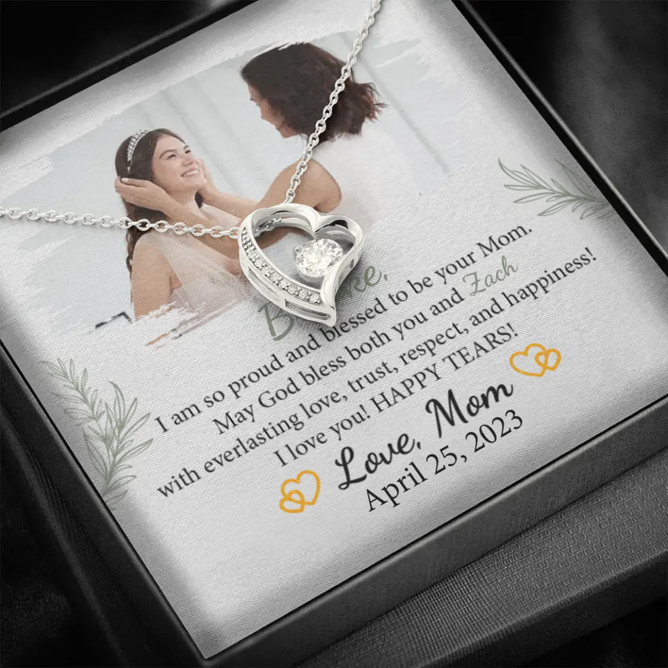 I'm so Proud and Blessed to be Your Mom - Necklace