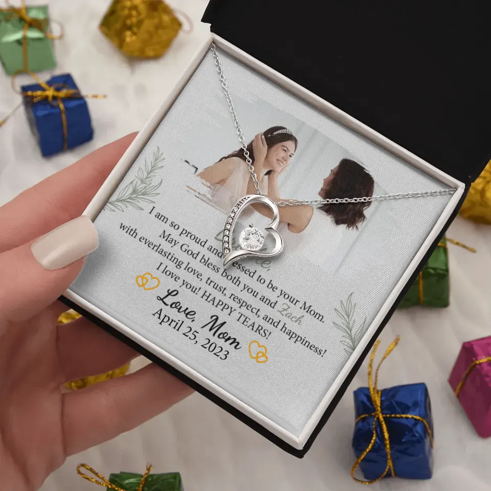 I'm so Proud and Blessed to be Your Mom - Necklace