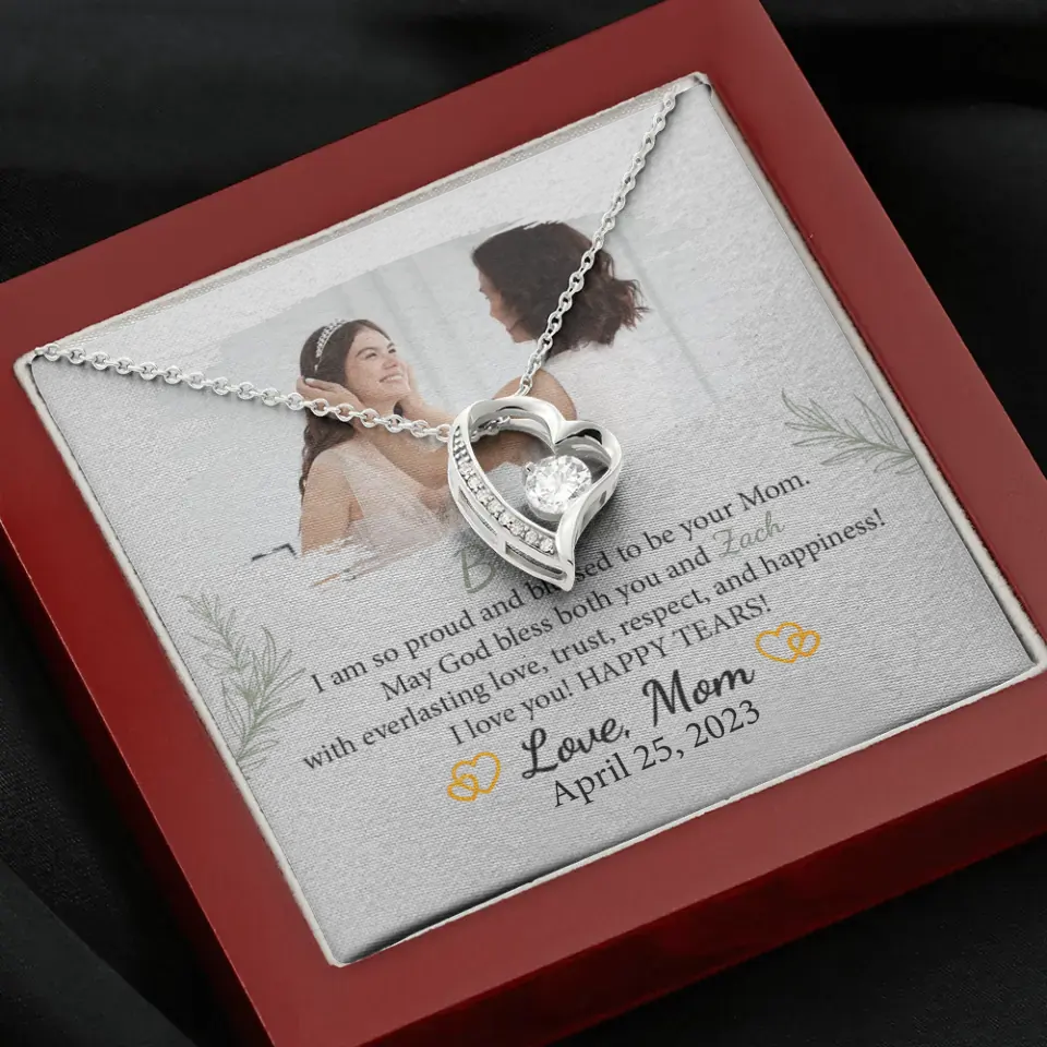 I'm so Proud and Blessed to be Your Mom - Necklace