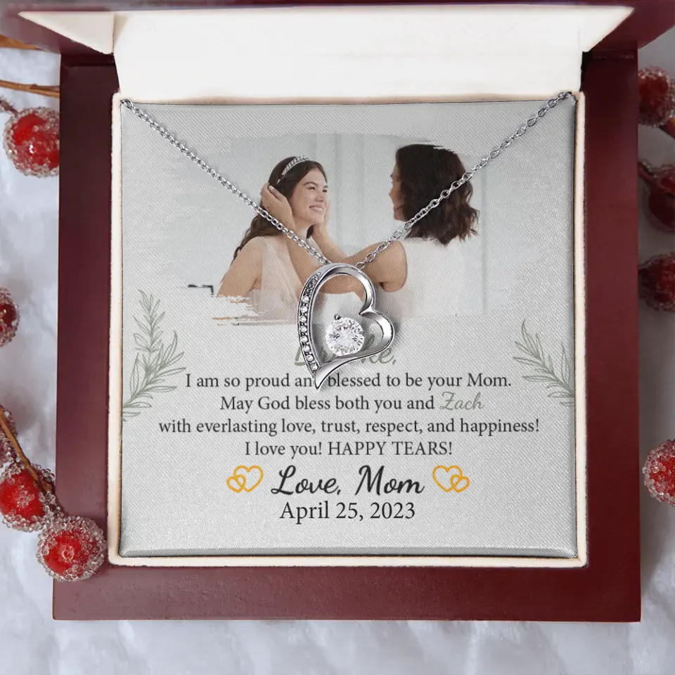 I'm so Proud and Blessed to be Your Mom - Necklace