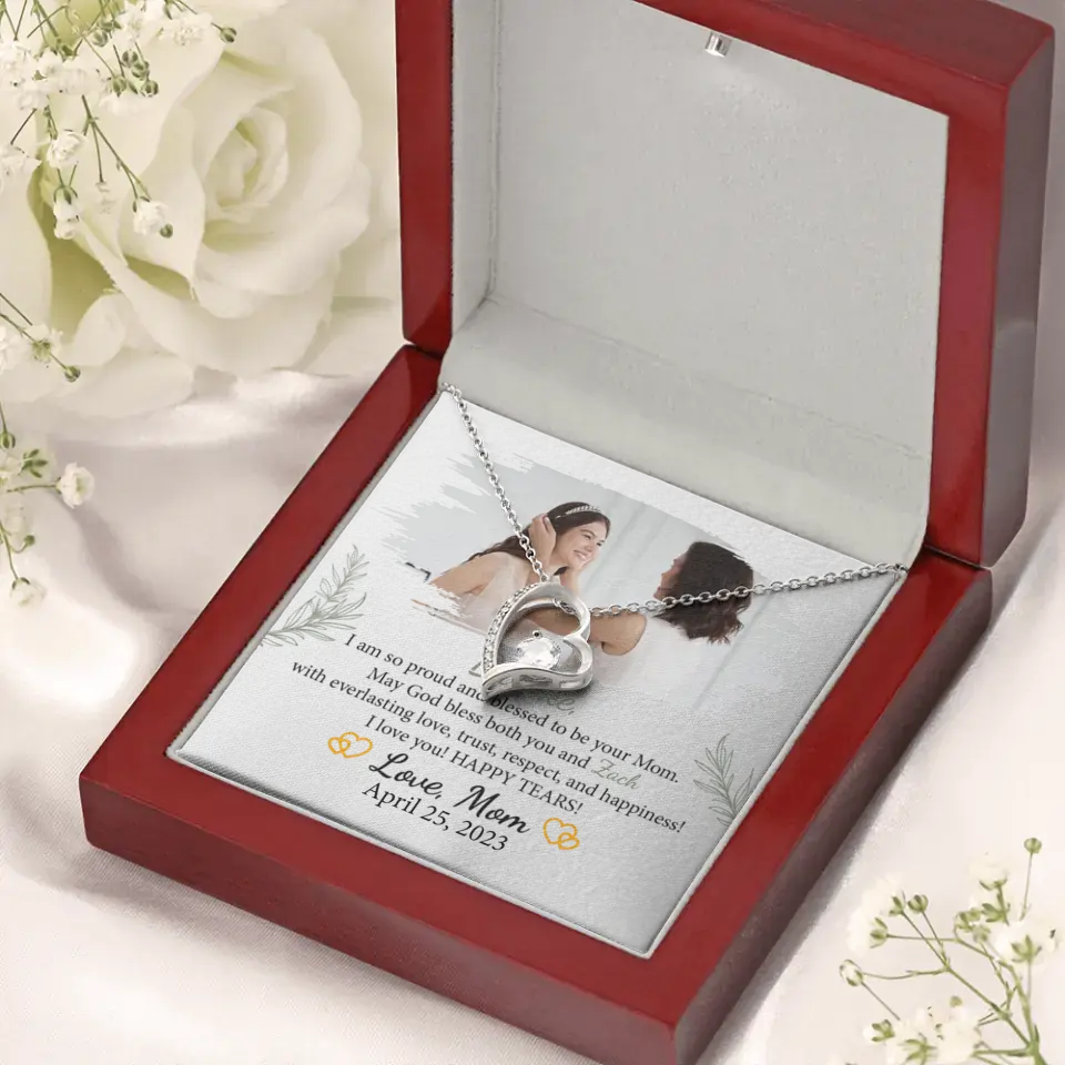 I'm so Proud and Blessed to be Your Mom - Necklace