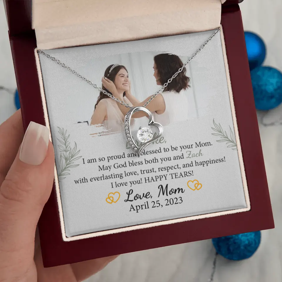 I'm so Proud and Blessed to be Your Mom - Necklace