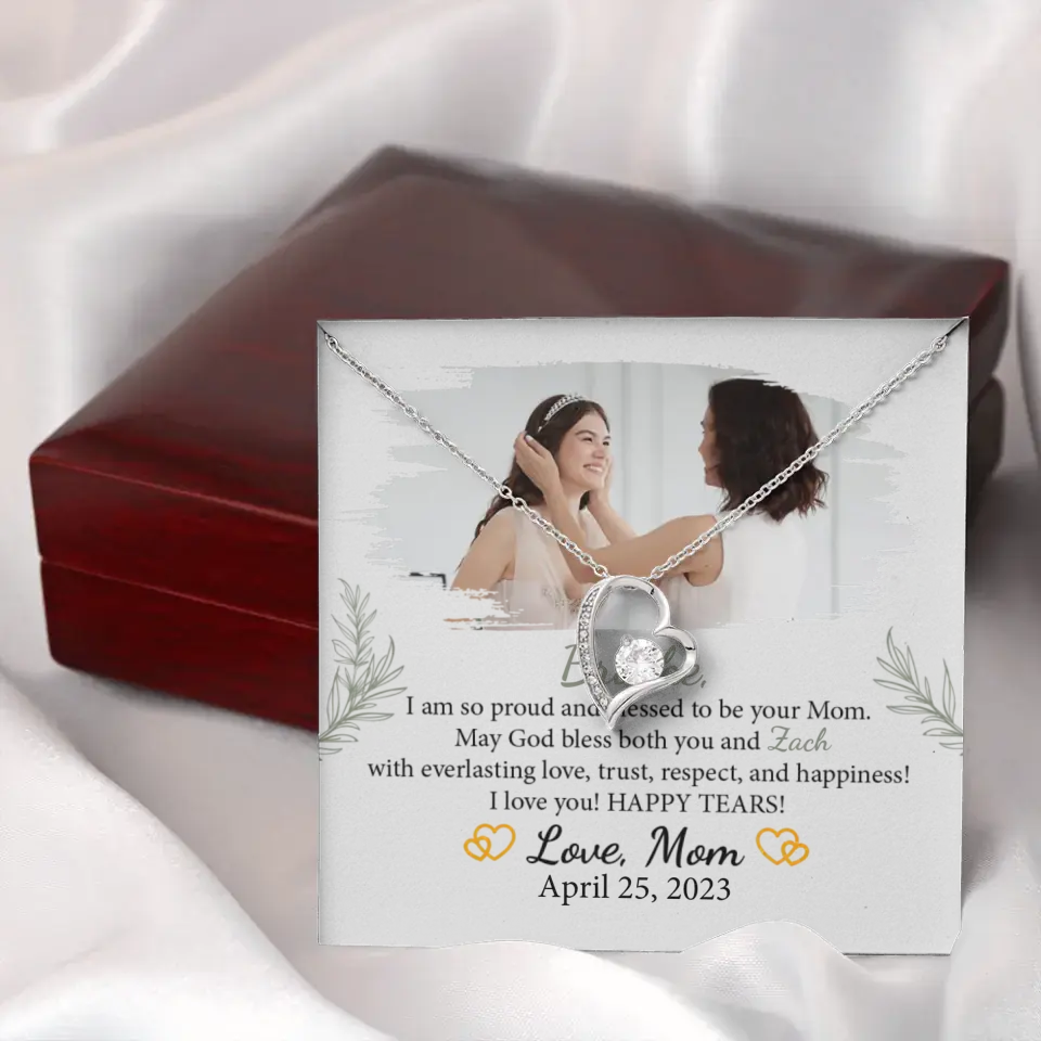 I'm so Proud and Blessed to be Your Mom - Necklace