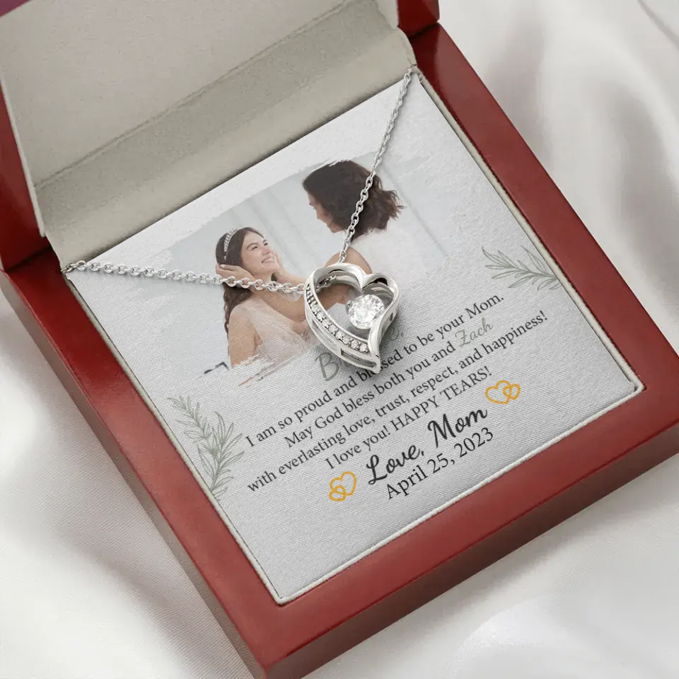 I'm so Proud and Blessed to be Your Mom - Necklace