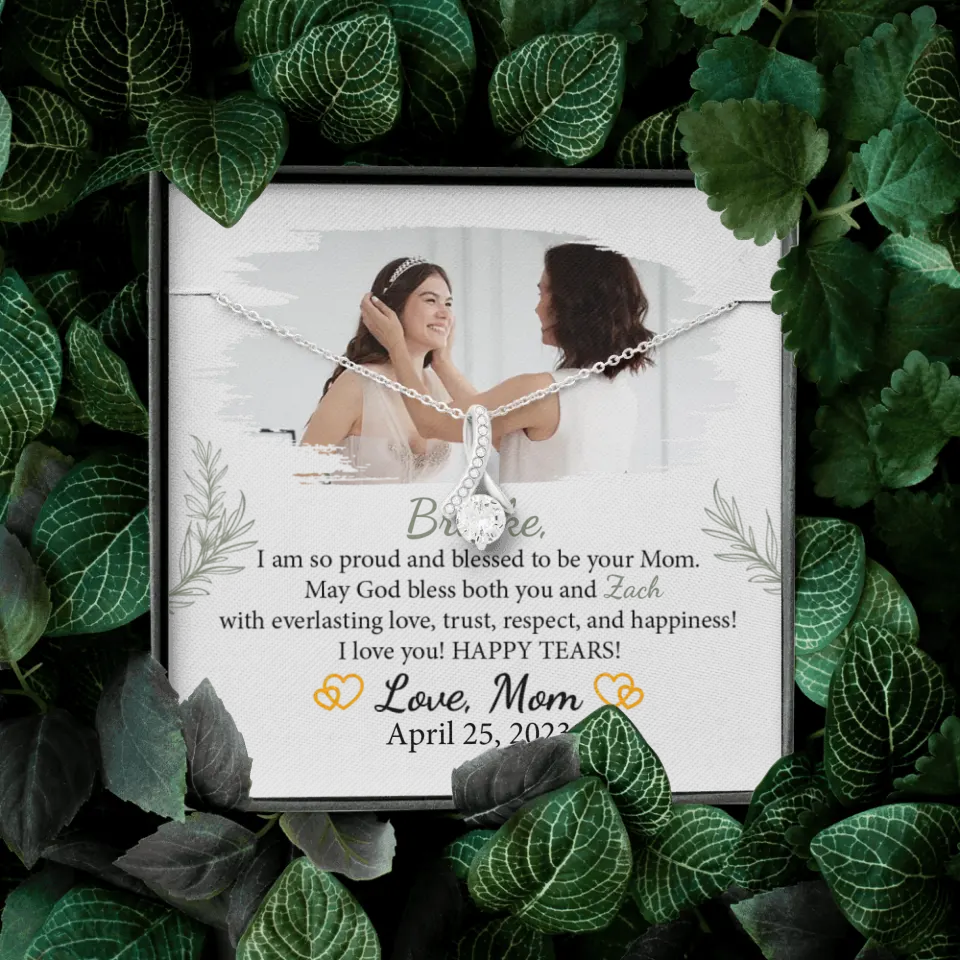 I'm so Proud and Blessed to be Your Mom - Necklace