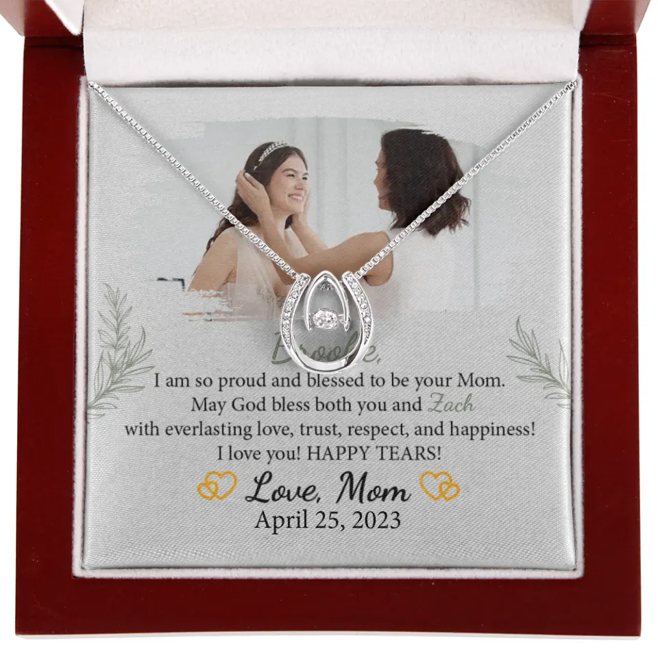 I'm so Proud and Blessed to be Your Mom - Necklace