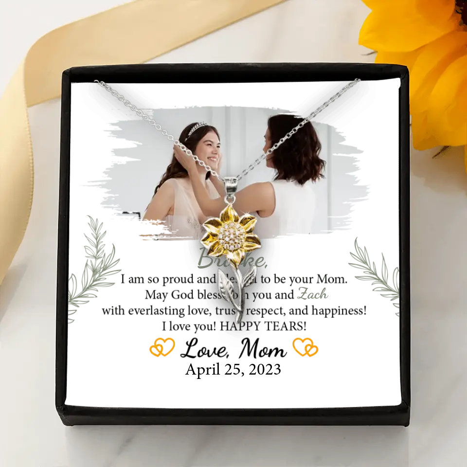 I'm so Proud and Blessed to be Your Mom - Necklace