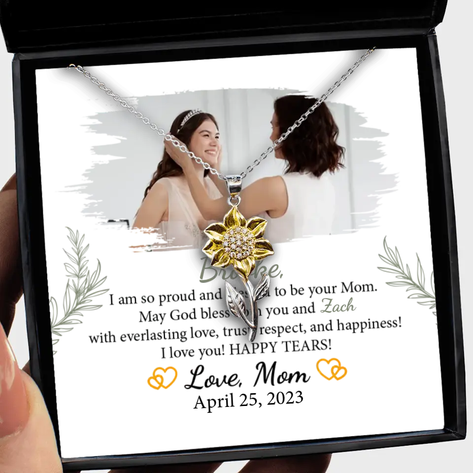 I'm so Proud and Blessed to be Your Mom - Necklace