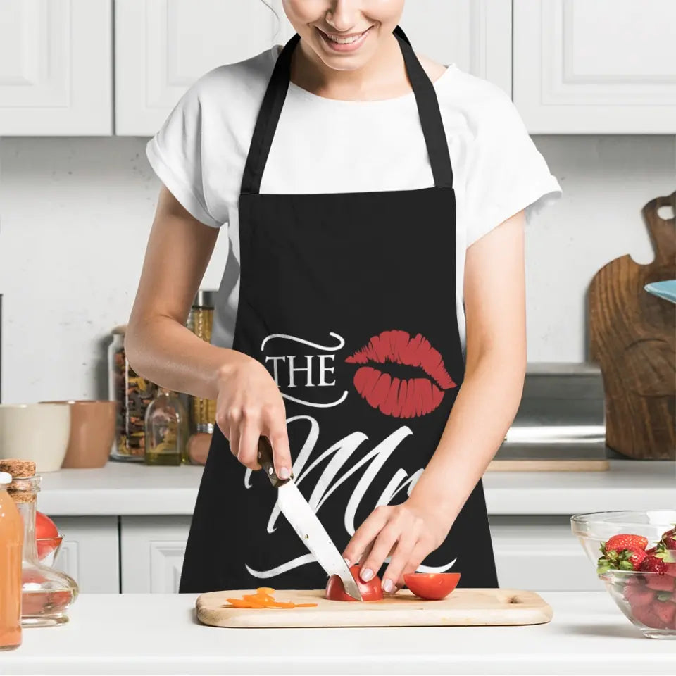 Mr and Mrs Personalized Apron For Couple