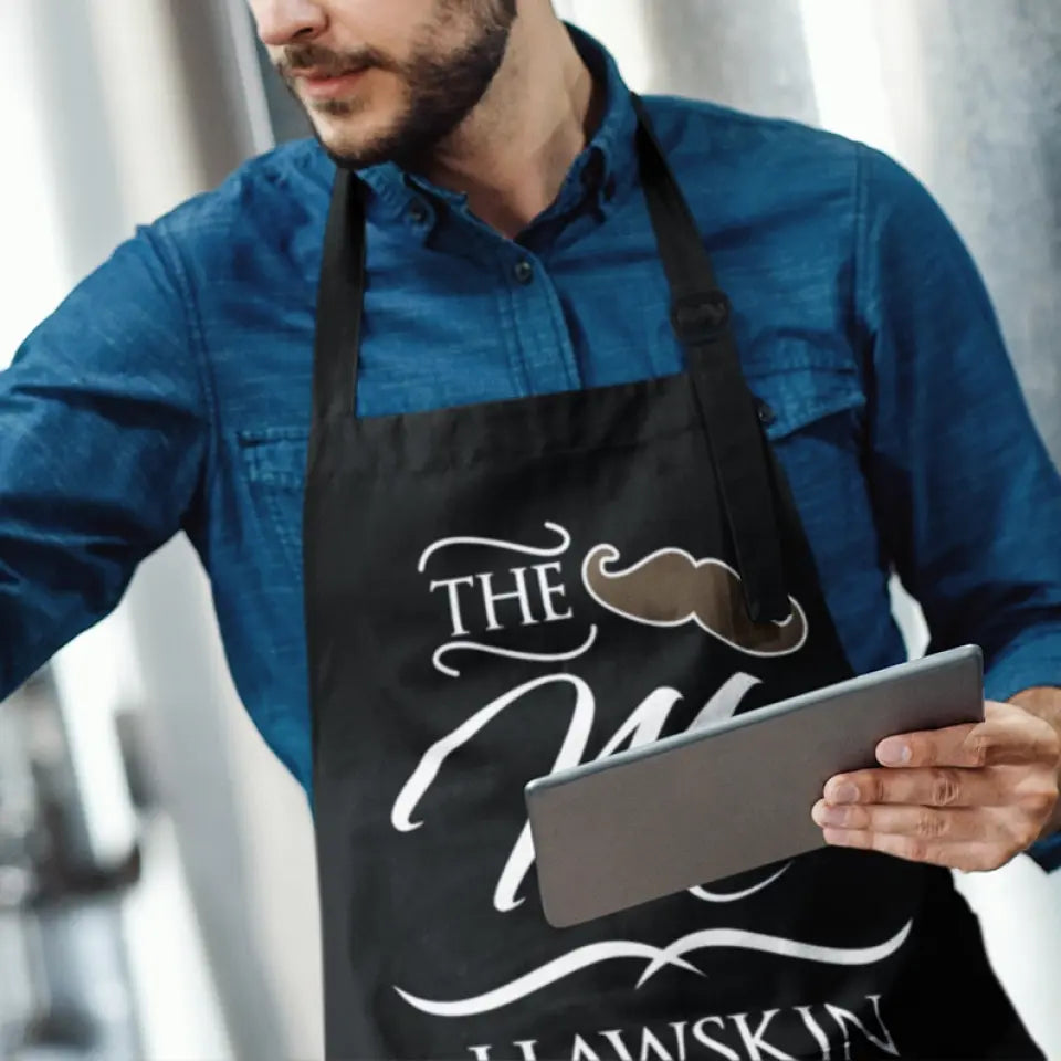 Mr and Mrs Personalized Apron For Couple