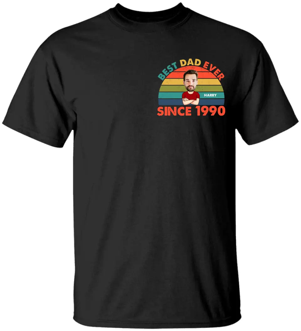 Best Mom Ever Best Dad Ever Personalized Tshirt Gift For Parents