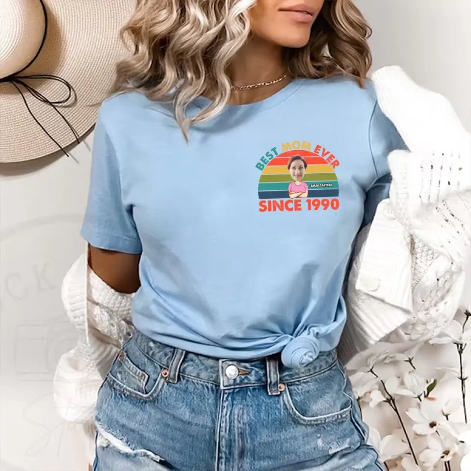 Best Mom Ever Best Dad Ever Personalized Tshirt Gift For Parents