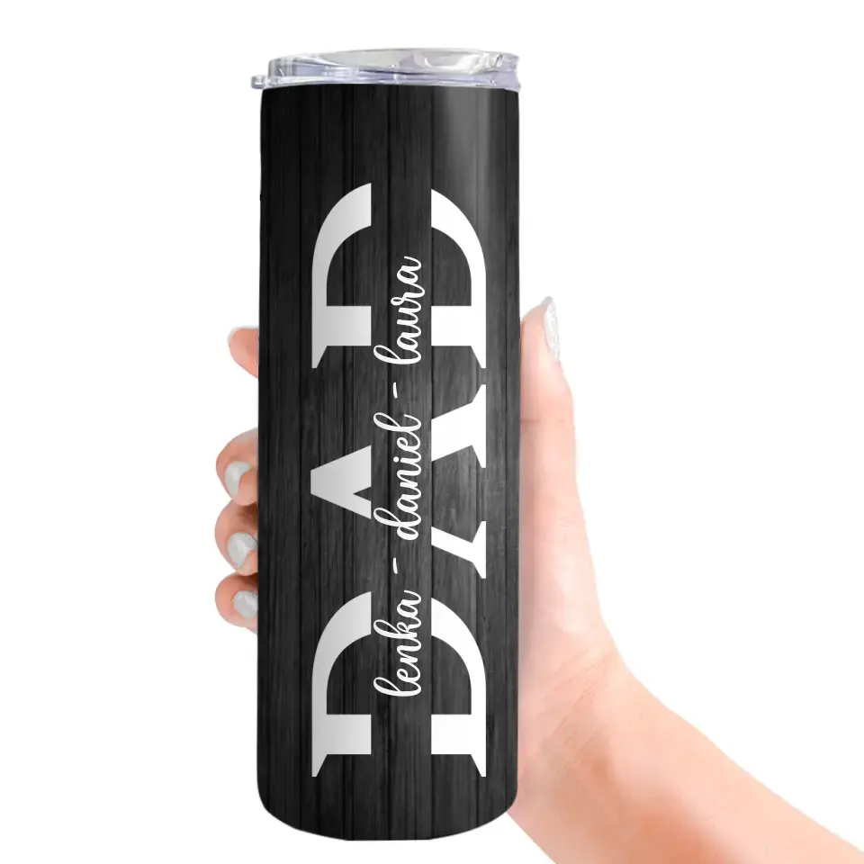 Dad Nutrition Facts Personalized 20oz Tumbler
