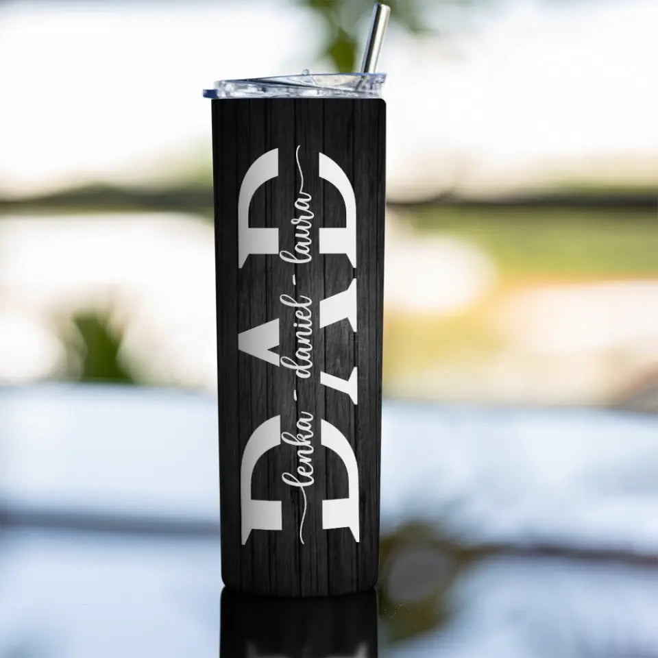 Dad Nutrition Facts Personalized 20oz Tumbler