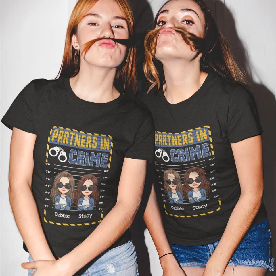 Partners In Crime - Personalized Hoodie T Shirt