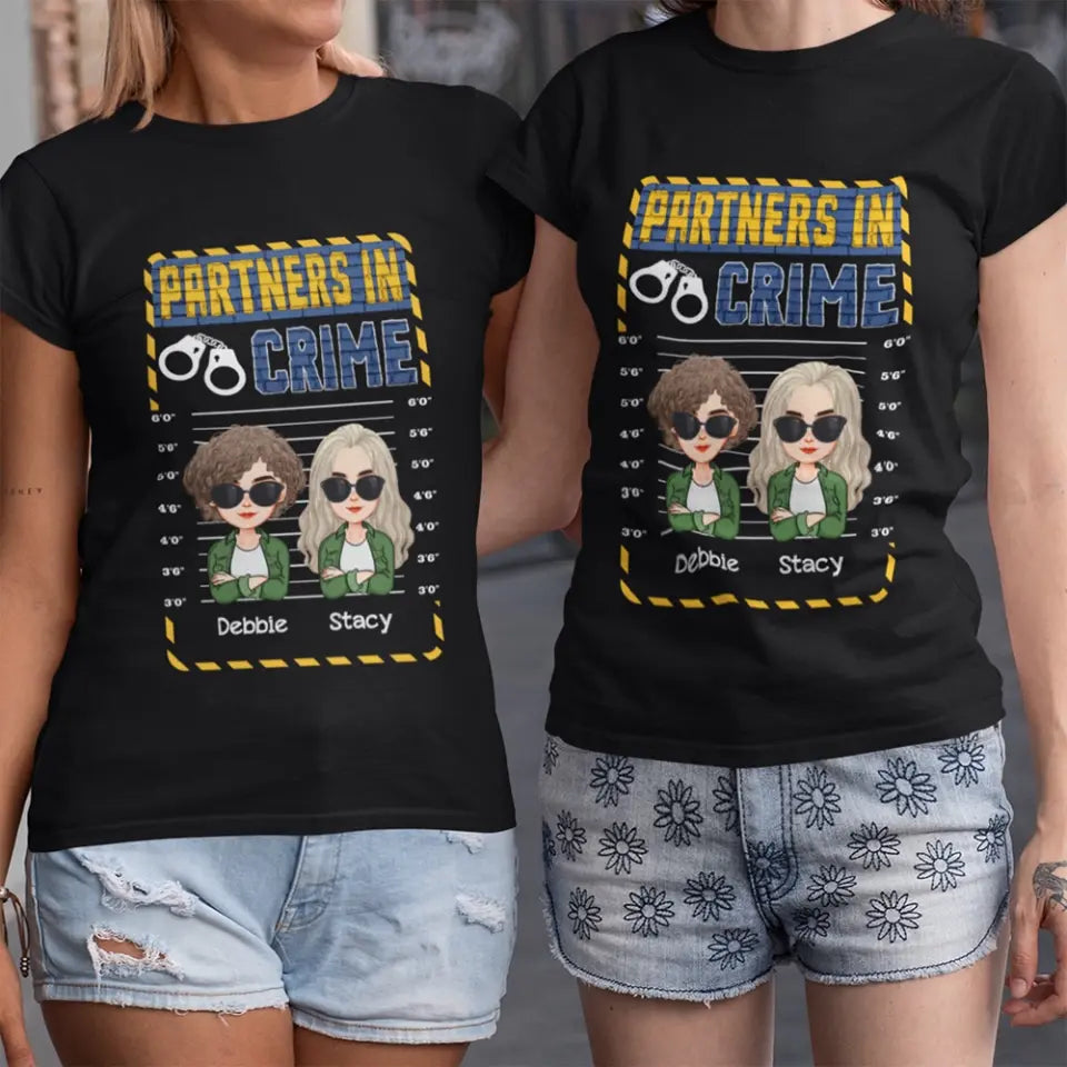 Partners In Crime - Personalized Hoodie T Shirt