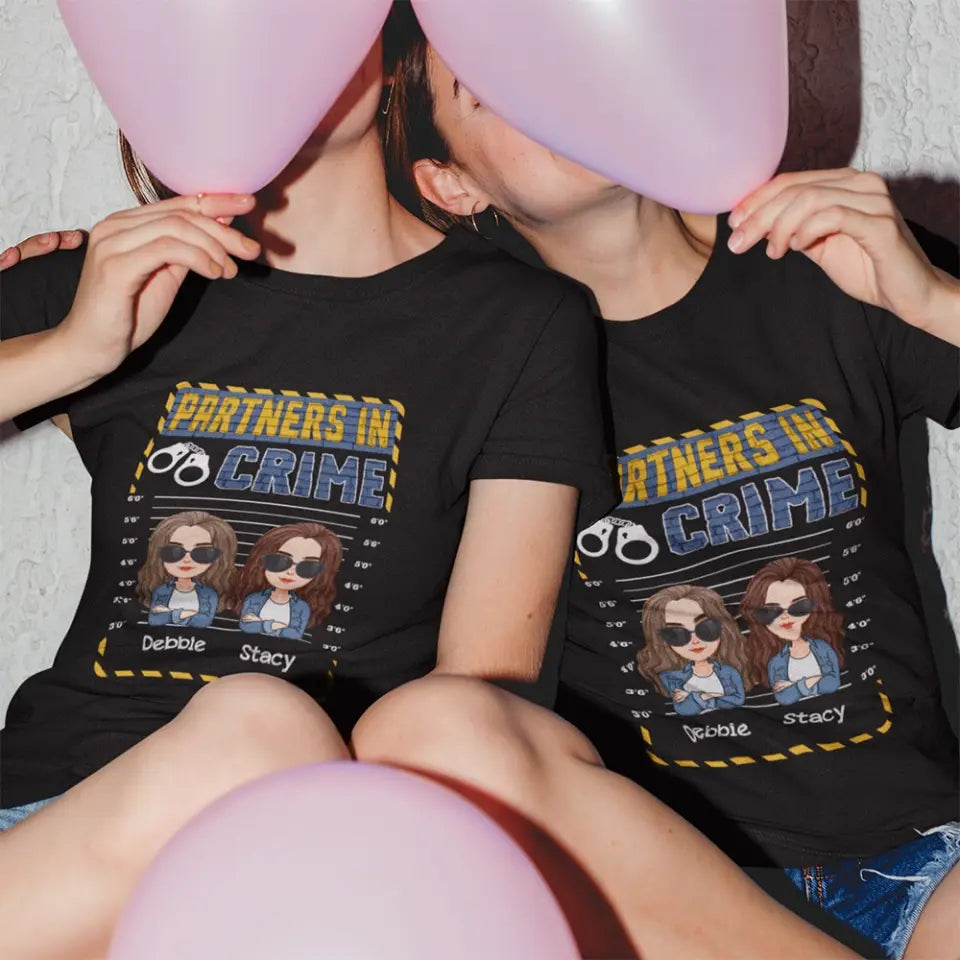 Partners In Crime - Personalized Hoodie T Shirt