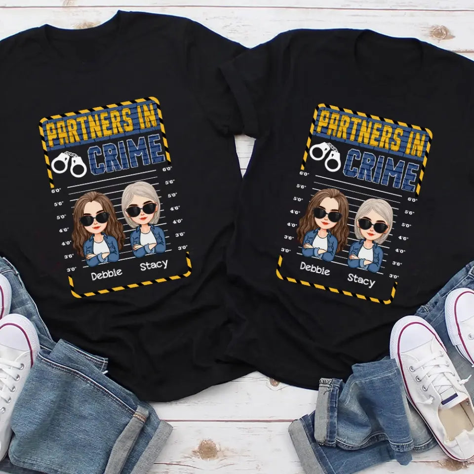 Partners In Crime - Personalized Hoodie T Shirt