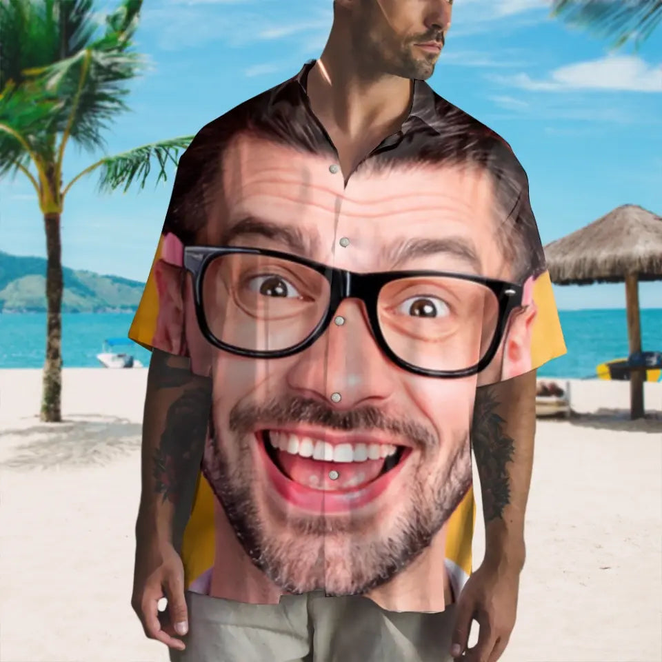 Custom Funny Photo - Hawaiian Shirt