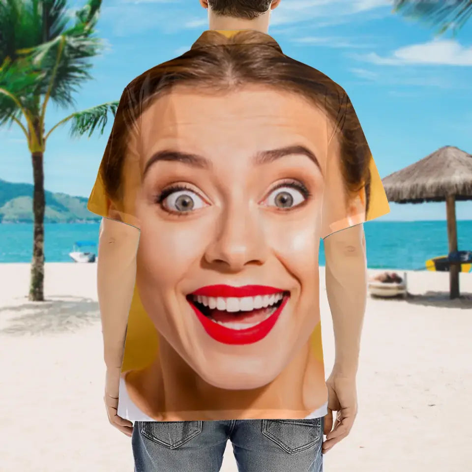 Custom Funny Photo - Hawaiian Shirt