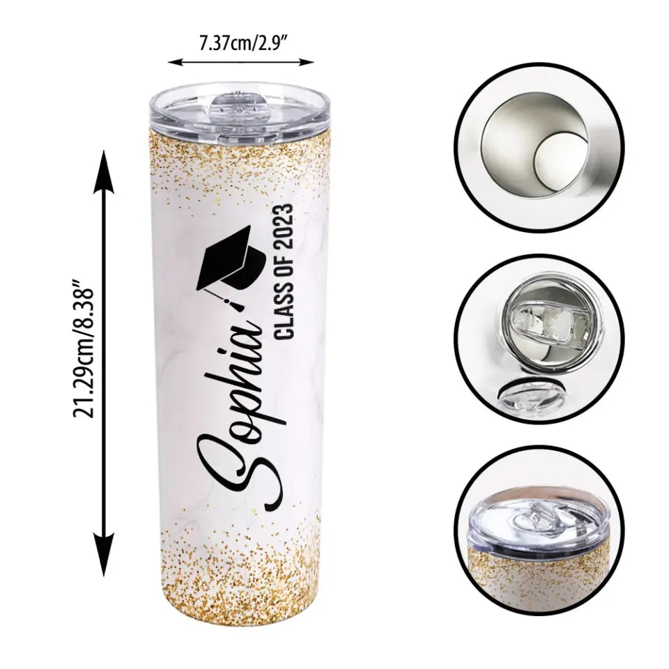 She Believed She Could So She Did Custom Tumbler Graduation Gift For Her