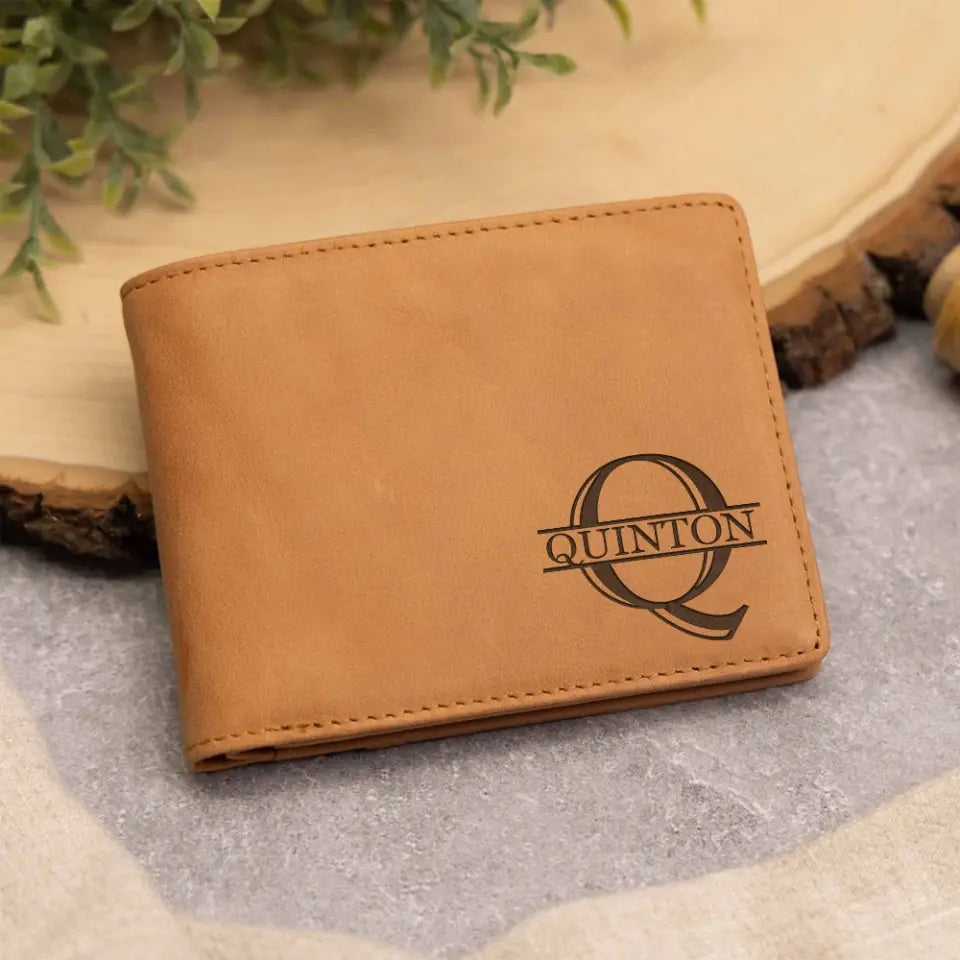 I'm Not Retired I'm A Professional Grandpa - Personalized Leather Wallet