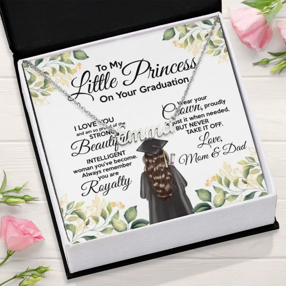 Wear Your Crown Proudly Personalized Necklace