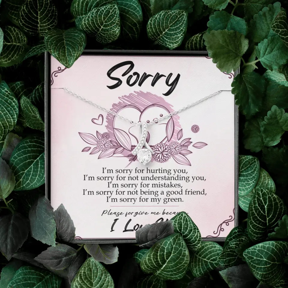 Sorry For Hurting You - Necklace Jewelry Multiple Choice