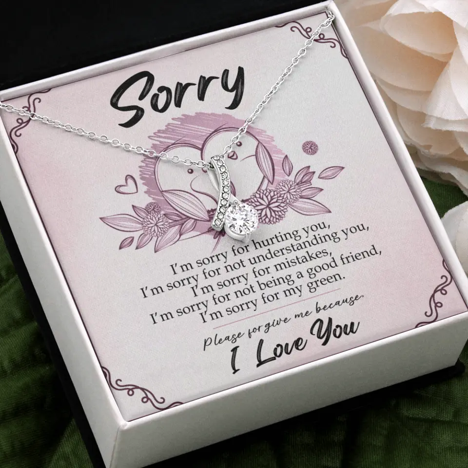 Sorry For Hurting You - Necklace Jewelry Multiple Choice