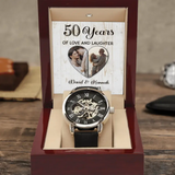 Custom Frame 25th Anniversary Photo Personalized Watch