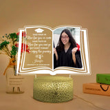Take Pride In How Far You've Come - Personalized Upload Photo Led Light - Best Gift For Son/Daughter For Him/Her For Friends On Graduation Day - Best Graduation Gift - 305IHPTLLL623