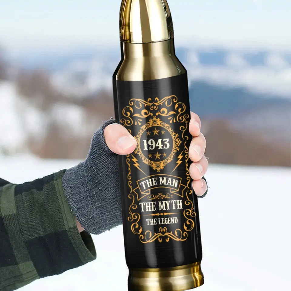The Man The Myth The Legend - Personalized Bullet Tumbler